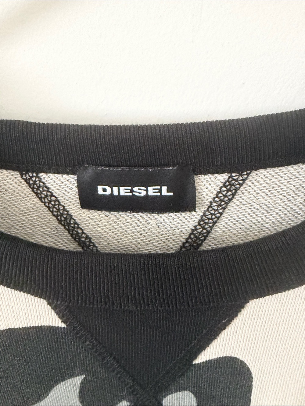 Diesel Boys Gray Camo Crewneck Sweatshirt - Picture 2 of 6
